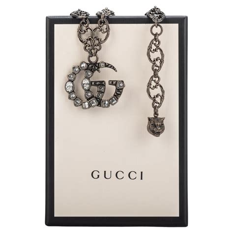 gucci lock necklace|Gucci trademark necklace.